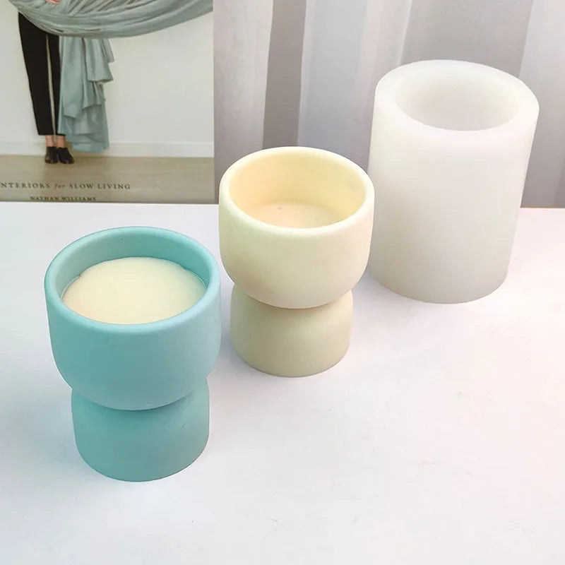 DIY Candle Cup Silicone Mold For Resin Funnel