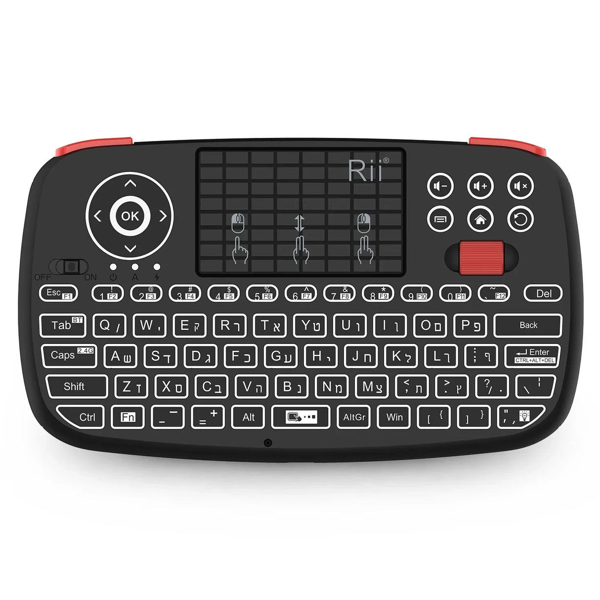 Rii i4 Mini BT Wireless Keyboard With Touchpad