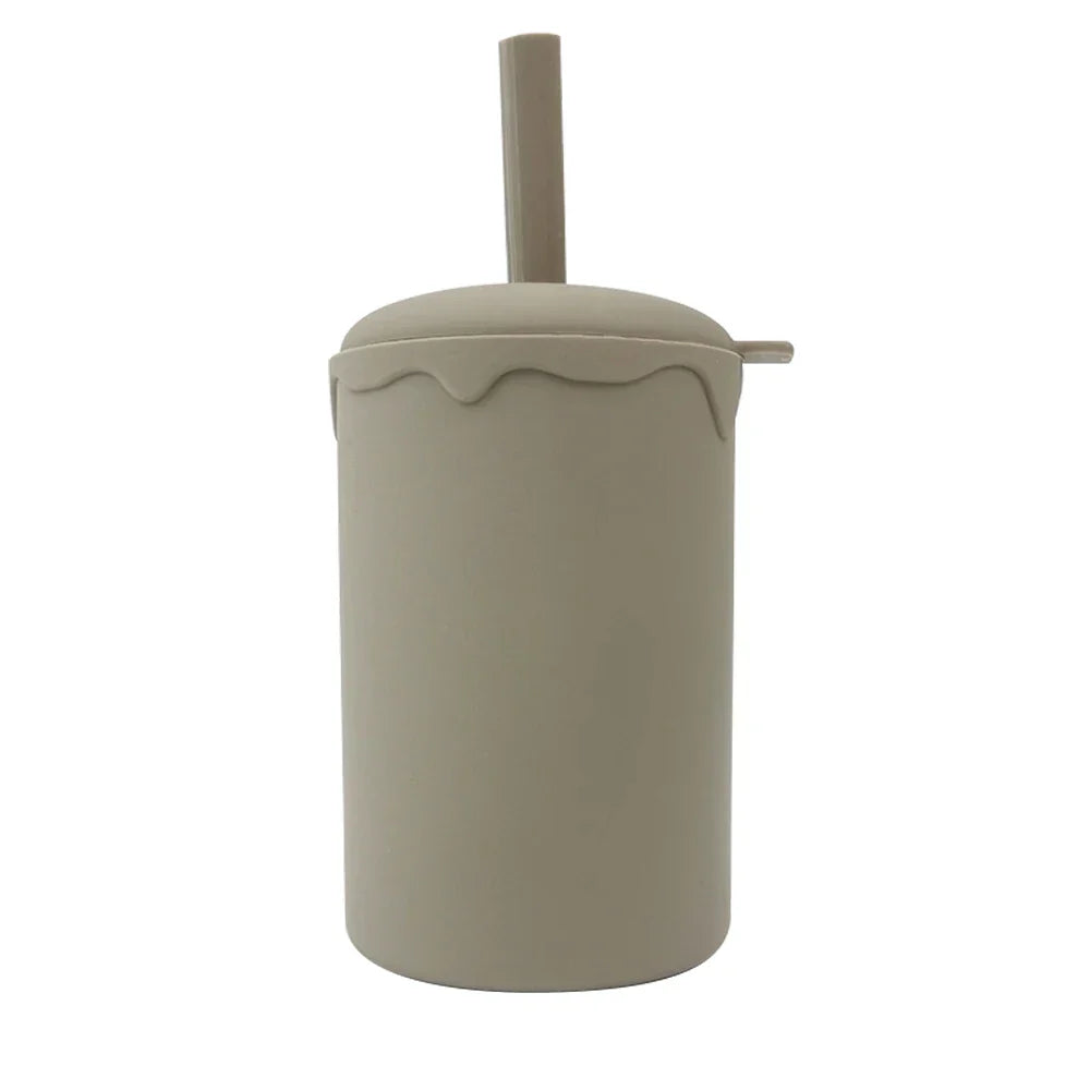 Baby Drinking Cup Silicone Baby Straw Cup Infant
