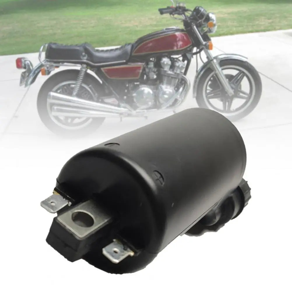 Ignition System Coil Excellent Conductivity Antiabrasion Black Motorcycle