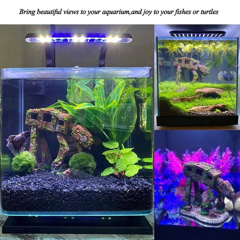 Creative Landscaping Car Robot Dog Transformers Theme Fish