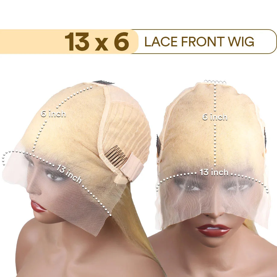 30 inch 613 Blonde Lace Front Human Hair