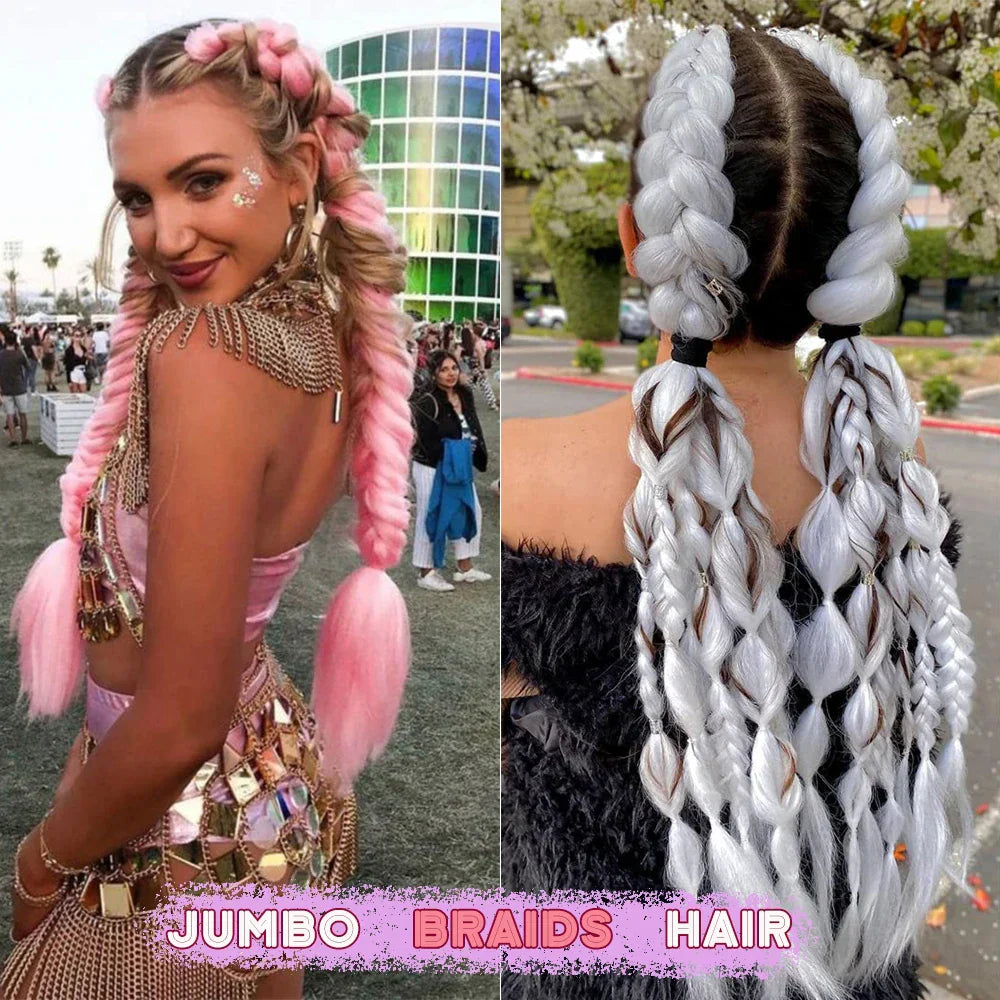 Jumbo Braids Hair Extension 24 inches 3 Pcs/Lot