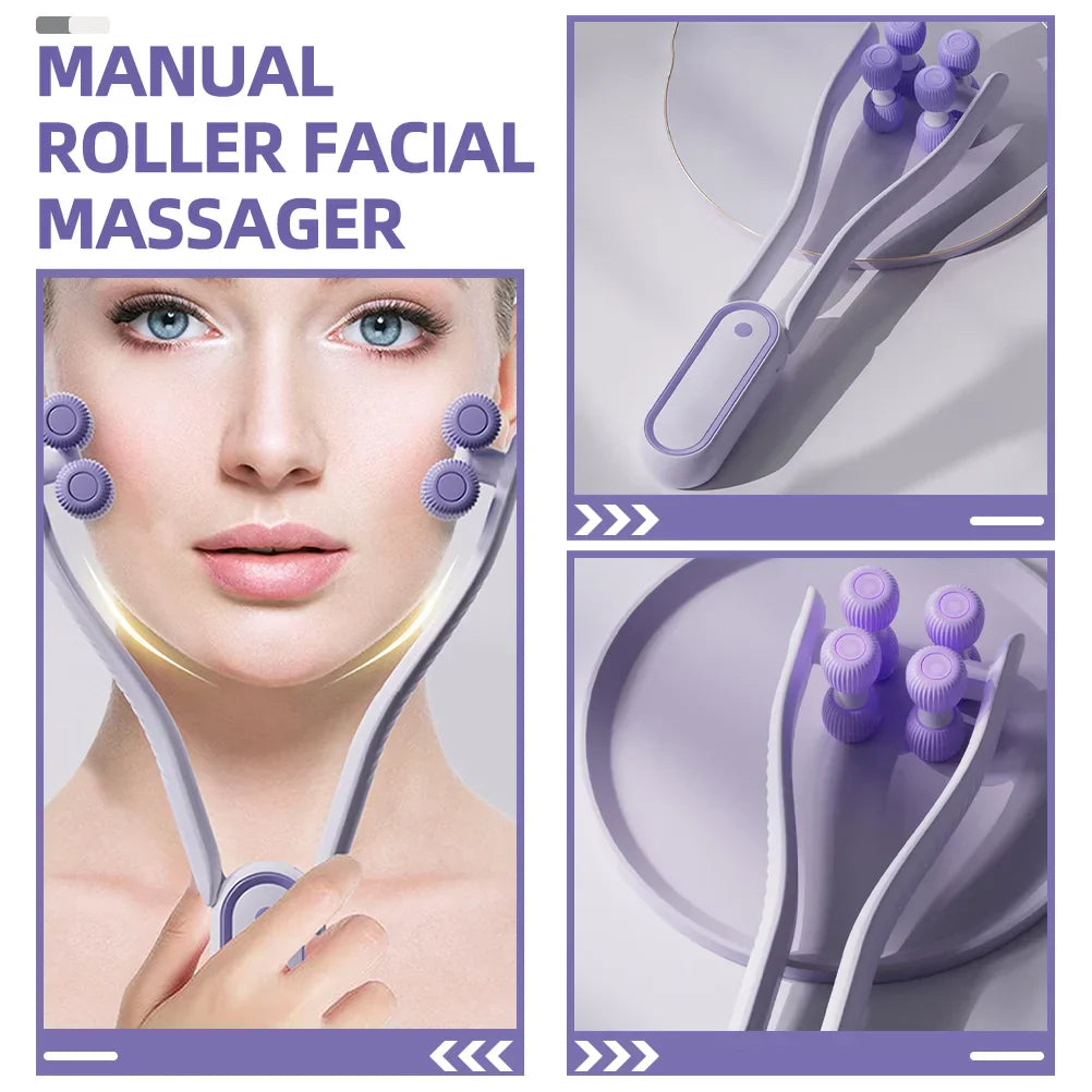 Facial Massager Graceless Face Roller for Women Compact