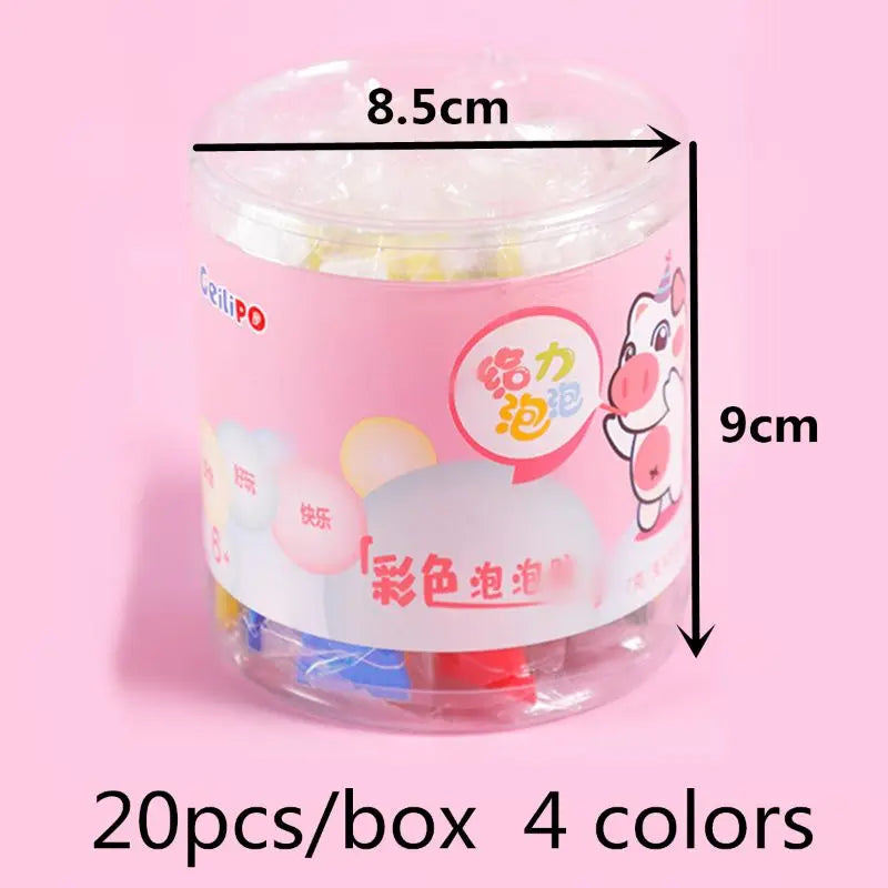 Magic Bubble Glue Toy Blowing Colorful Bubble Ball