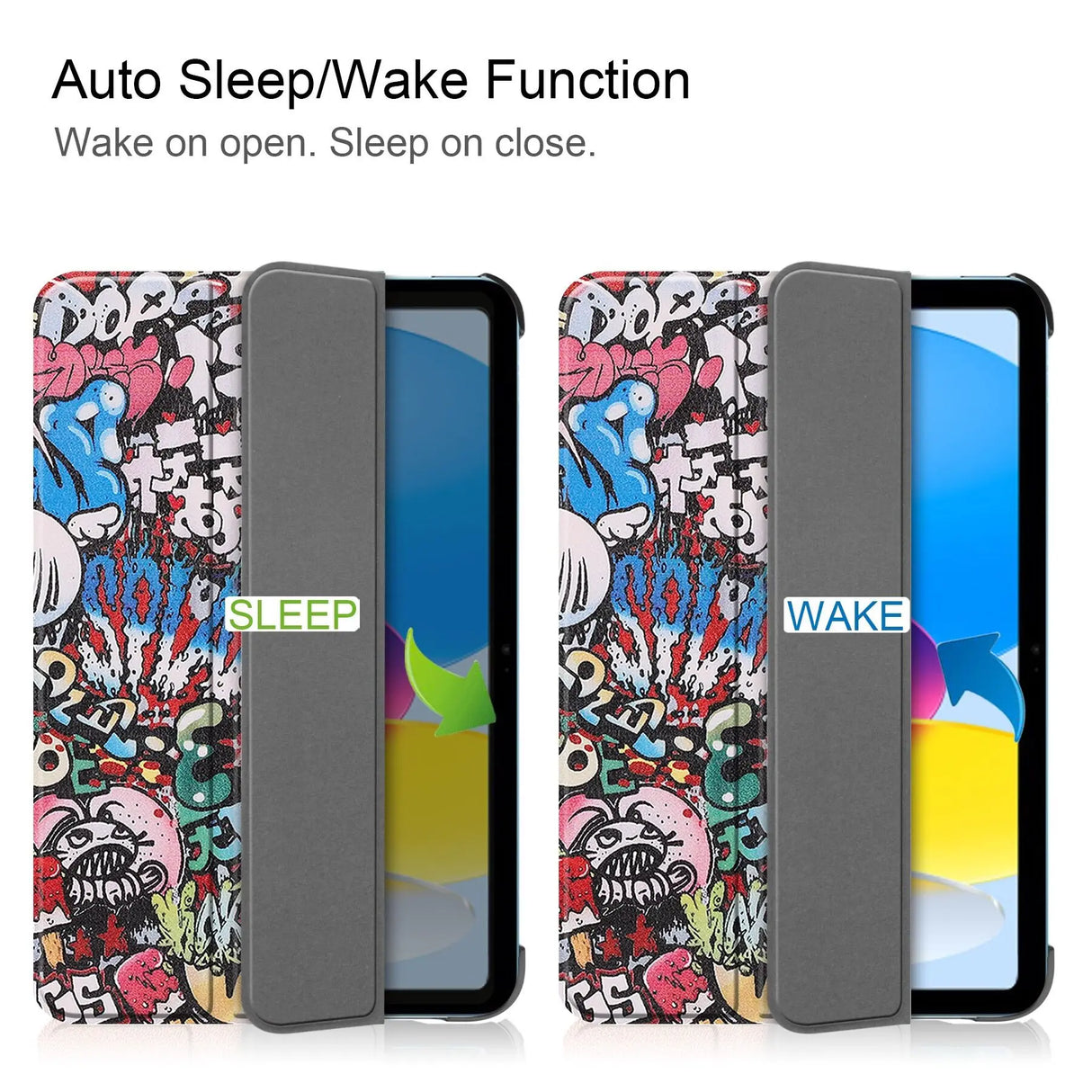 IPad 10.8 Inch Shell Apple Tablet Painted Graffiti