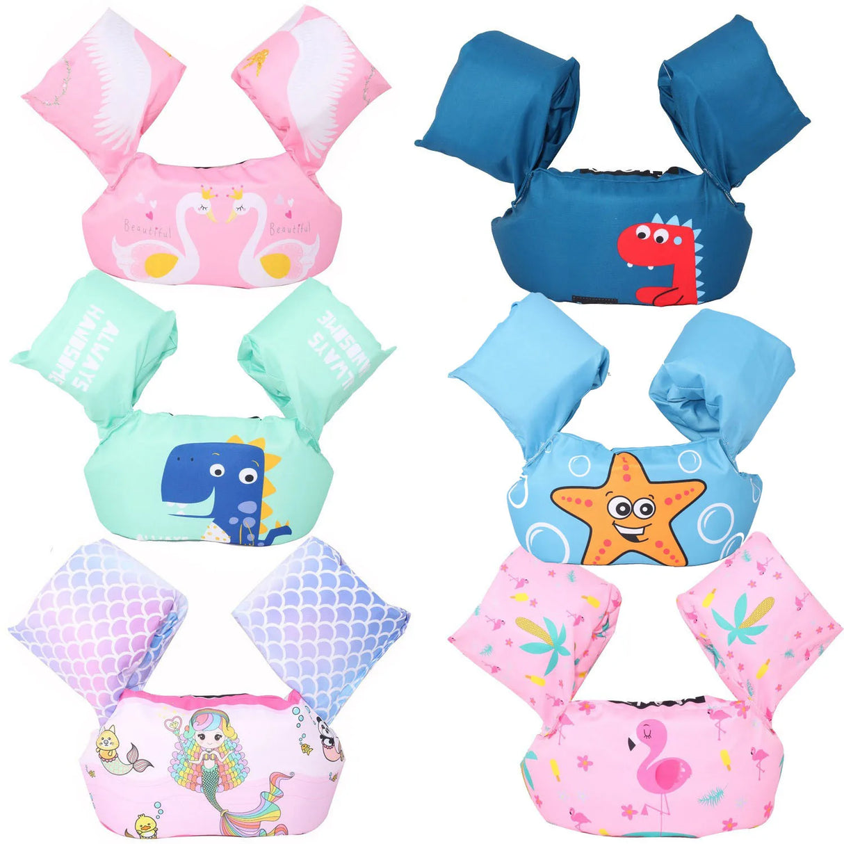 Kids Arm Float Pool Armband Baby Mermaid Swimsuit