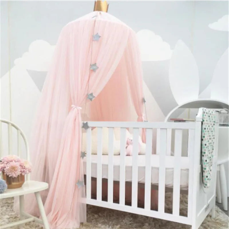 Nordic Princess Crown Dome Tent Mosquito Net 7-layer