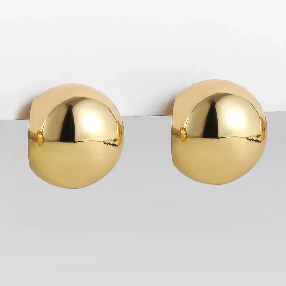 Waterdrop Chunky Hoop Earrings Dupes for Women Lightweight