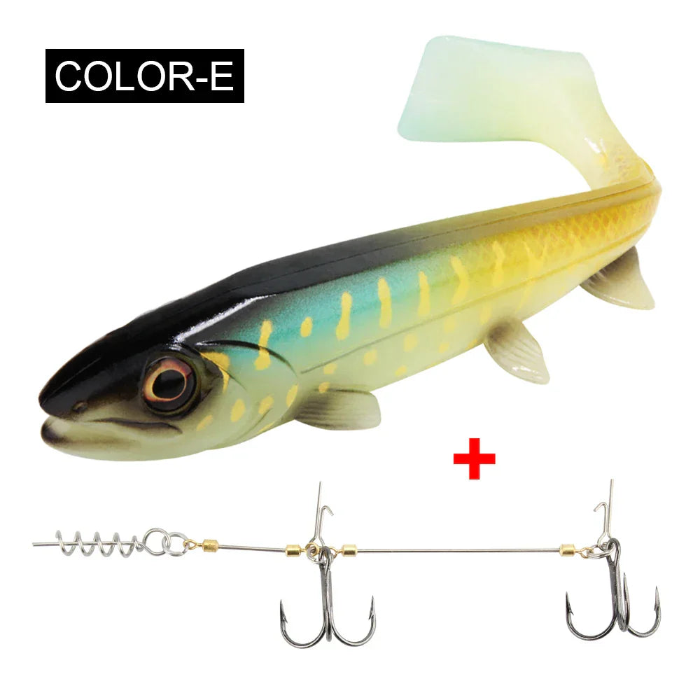 Spinpoler Big Fish Soft Fishing Lure With Stinger