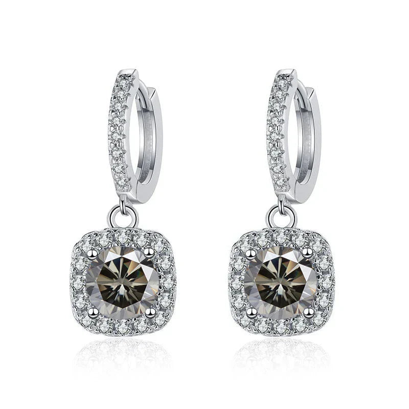 JoyceJelly Luxury Solid Silver 925 Jewelry 1ct D