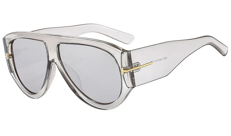 Oversized Pilot Sunglasses Women Fashion 2023 Luxury Big