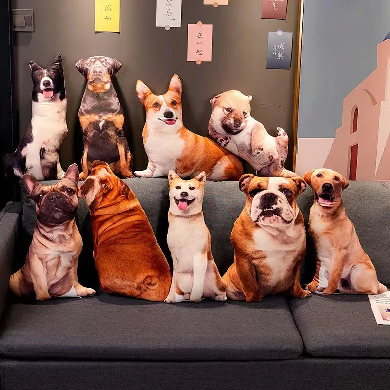 3D Simulation Dog Shiba Inu Bulldog Labrador Corgi