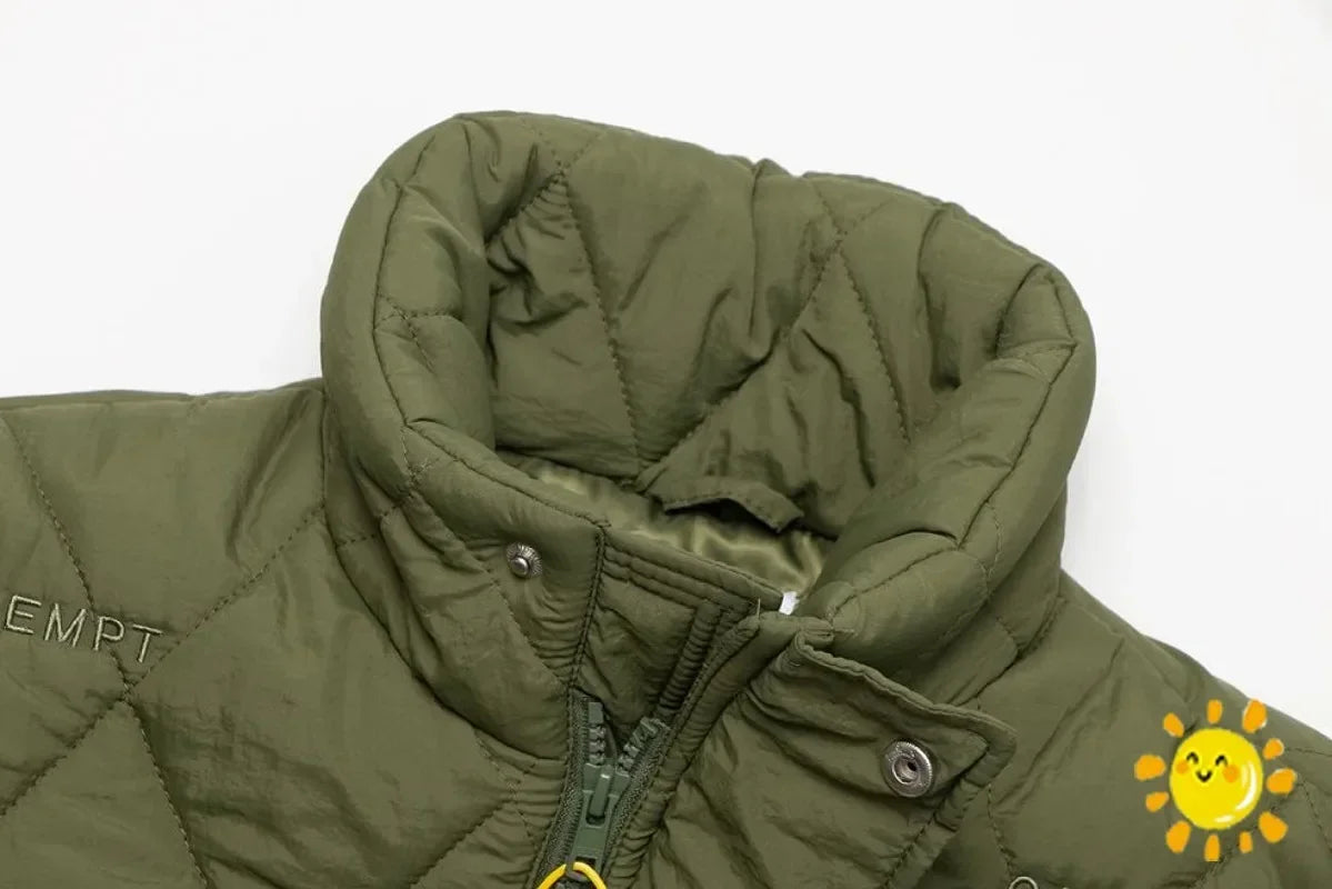 CAVEMPT Bread Puffer Jacket Parkas for Men Women