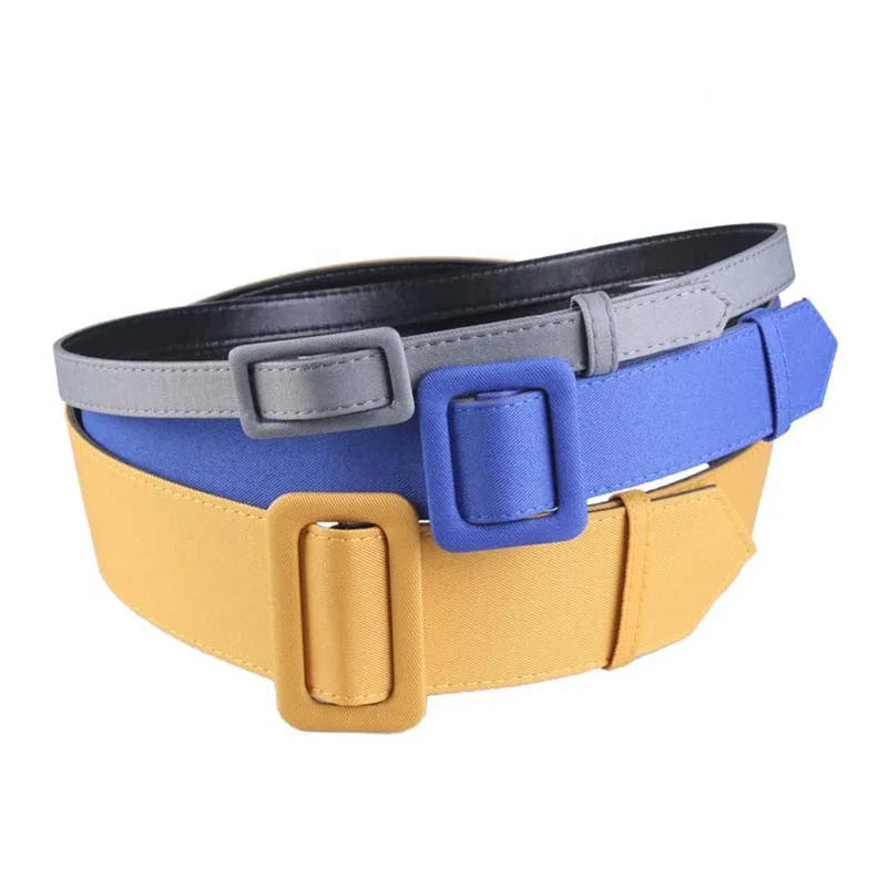 Width 2cm/4cm/6cm Women's Belt Fashion Casual Simple All-match