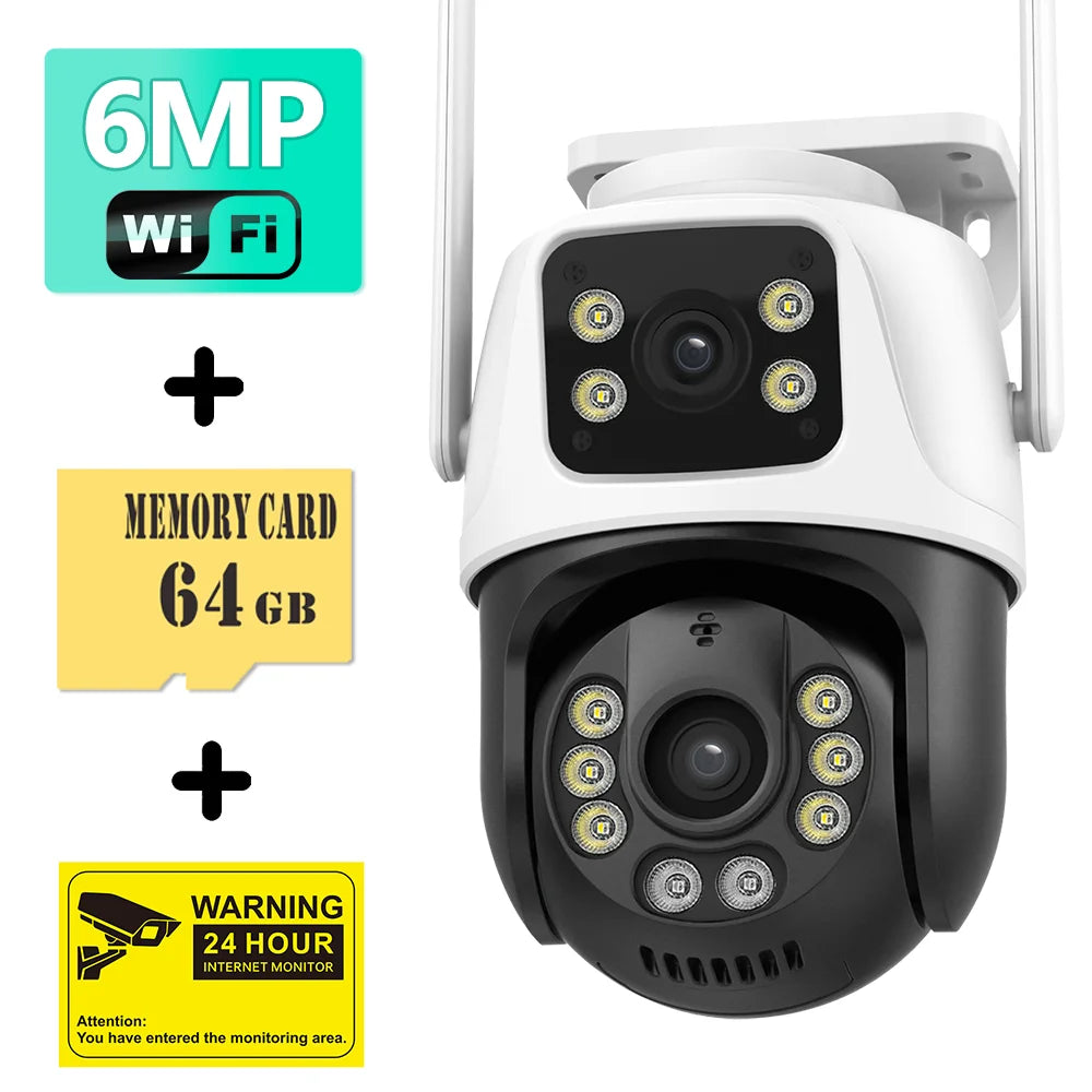 9MP 4K HD WiFi IP Camera Outdoor 8X