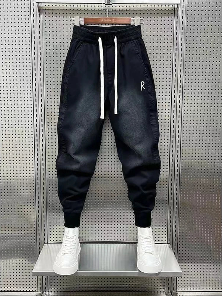 Men's Harem Jeans Japanese Harajuku Luxury Brand Baggy