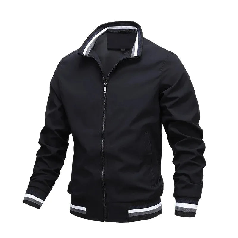 Men's Casual Four Seasons Windproof Waterproof Aviator Jacket