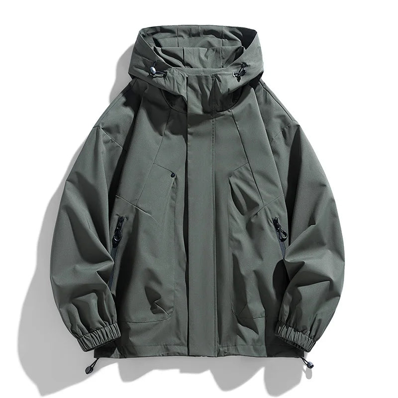 Men JacketTrench Coats Windbreaker Oversize 6XL 7XL 8XL