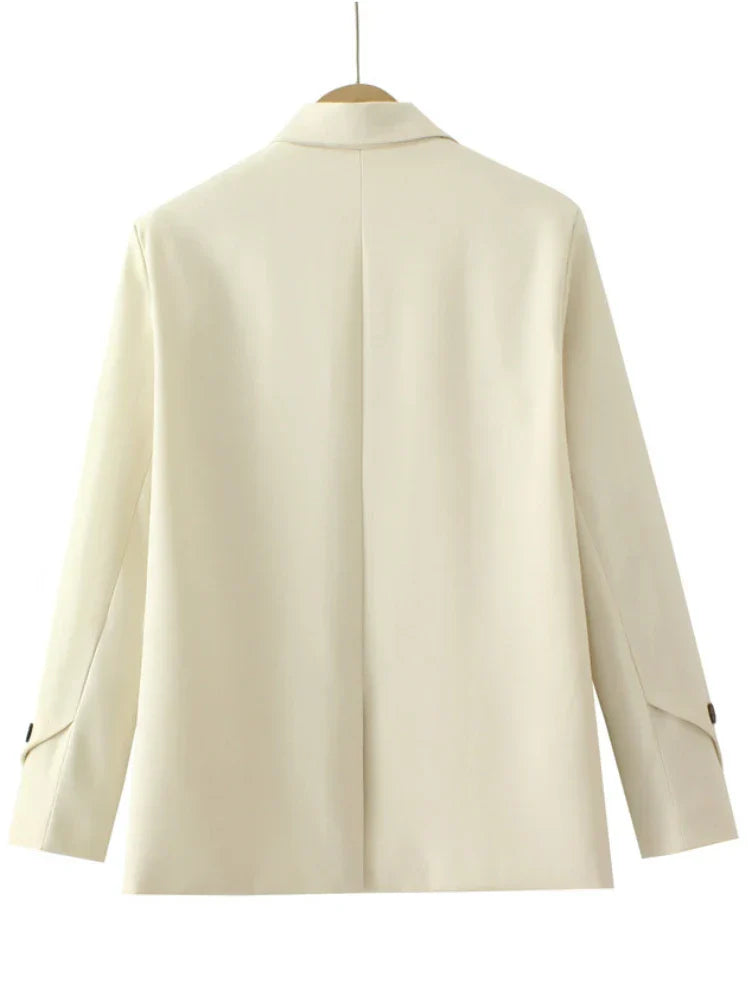 Fashion Sweet Blazers for Women Long Sleeves Button