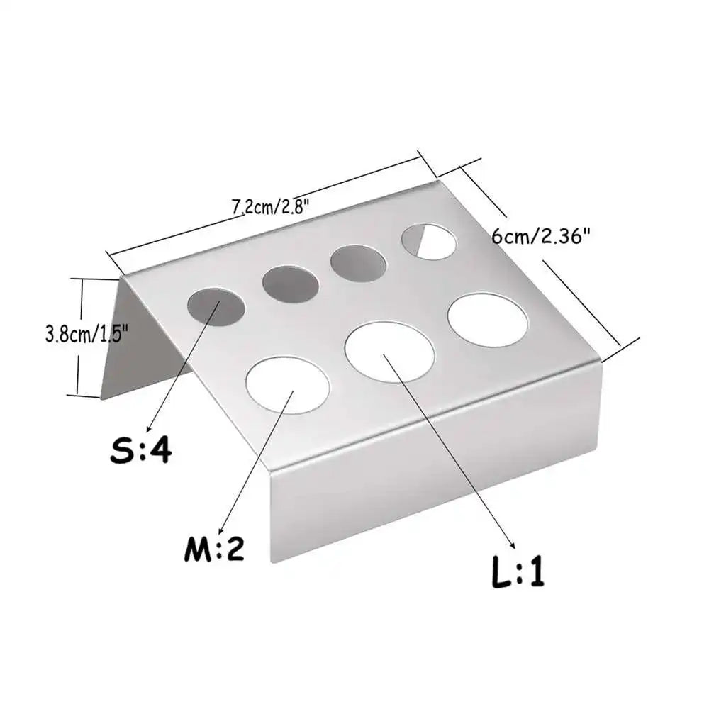 Hot 7/8/23 Holes Tattoo Ink Cup Holder Stand