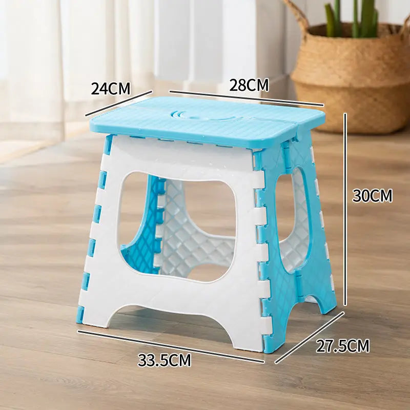 Thickened Plastic Folding Furniture Stool Portable Mini Outdoor