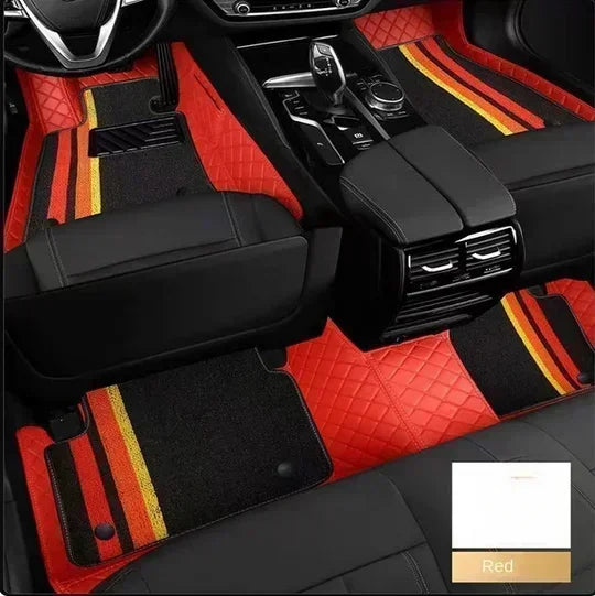 Customized Style Luxury Double Layer Car Floor Mat