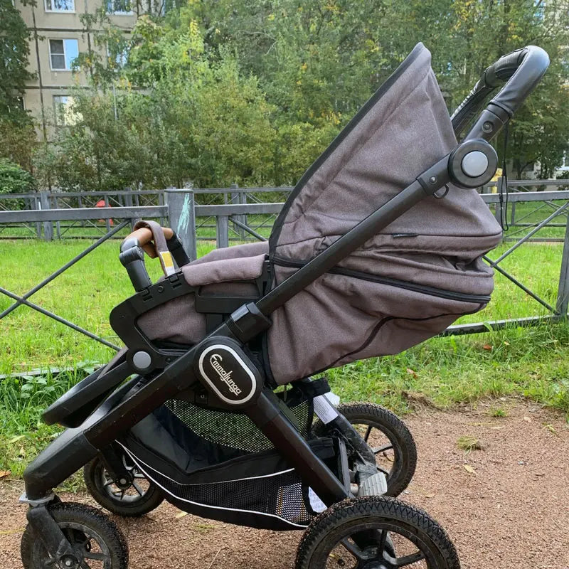 Baby Stroller Leather Armrest Handle Cover Emmaljunga NXT90