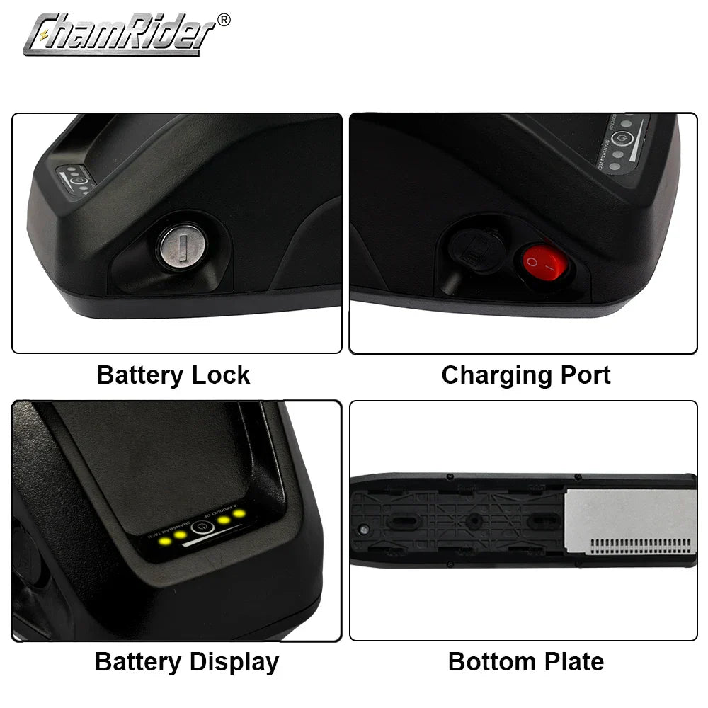 ChamRider Hailong 1 Electric Bike Battery Box Down