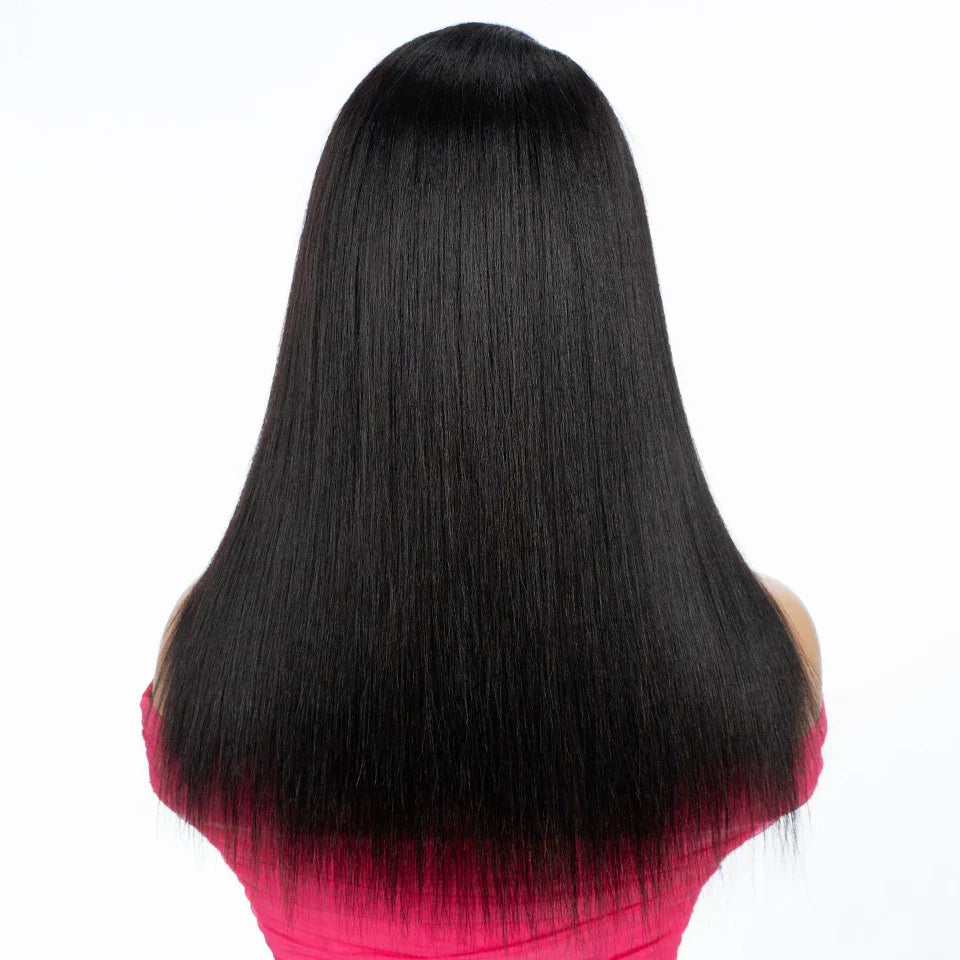 Sleek Straight Human Hair Wigs For Women Left