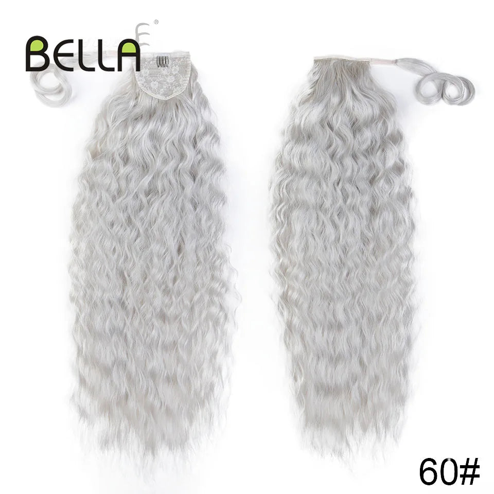 Bella Curly Synthetic Hair Ponytail Extensions 30 Inch