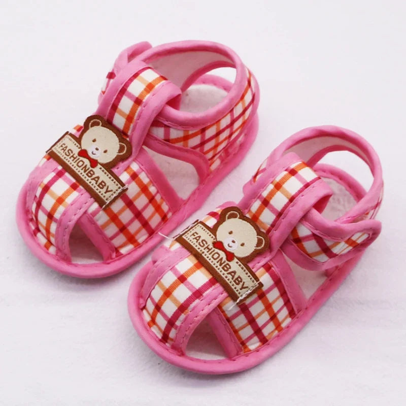 Baby Sandals Toddler Boy Girl Bear Pattern Hollow