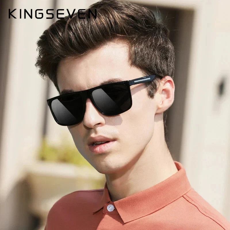 KINGSEVEN BRAND DESIGN Sunglasses Men Male Polarized Sunglasses