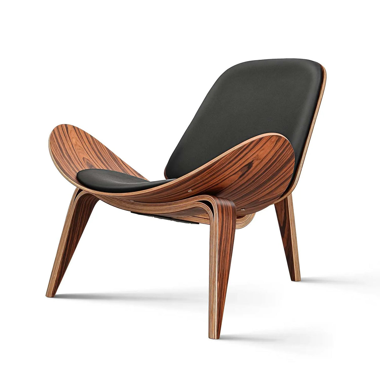 Nordic Denmark Design chair Smiling Shell Chair Simple