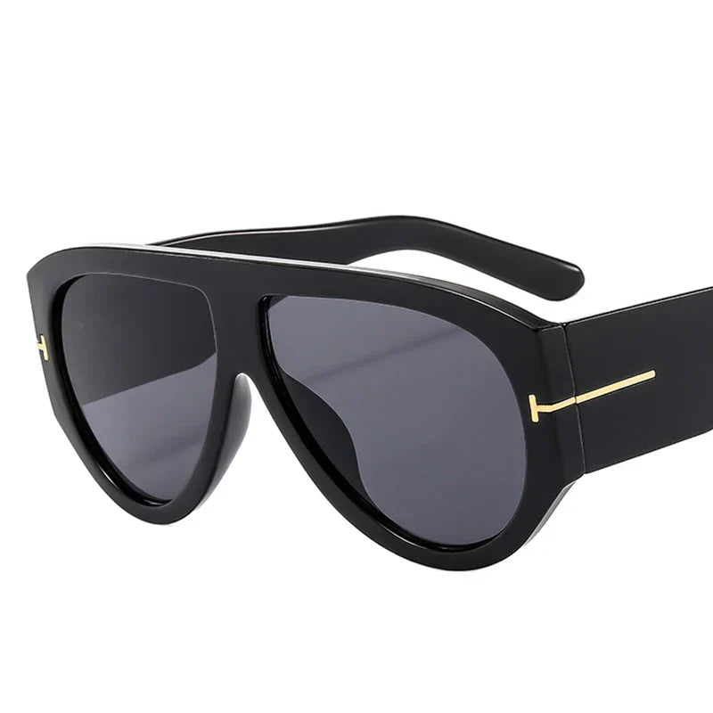 Oversized Pilot Sunglasses Women Fashion 2023 Luxury Big