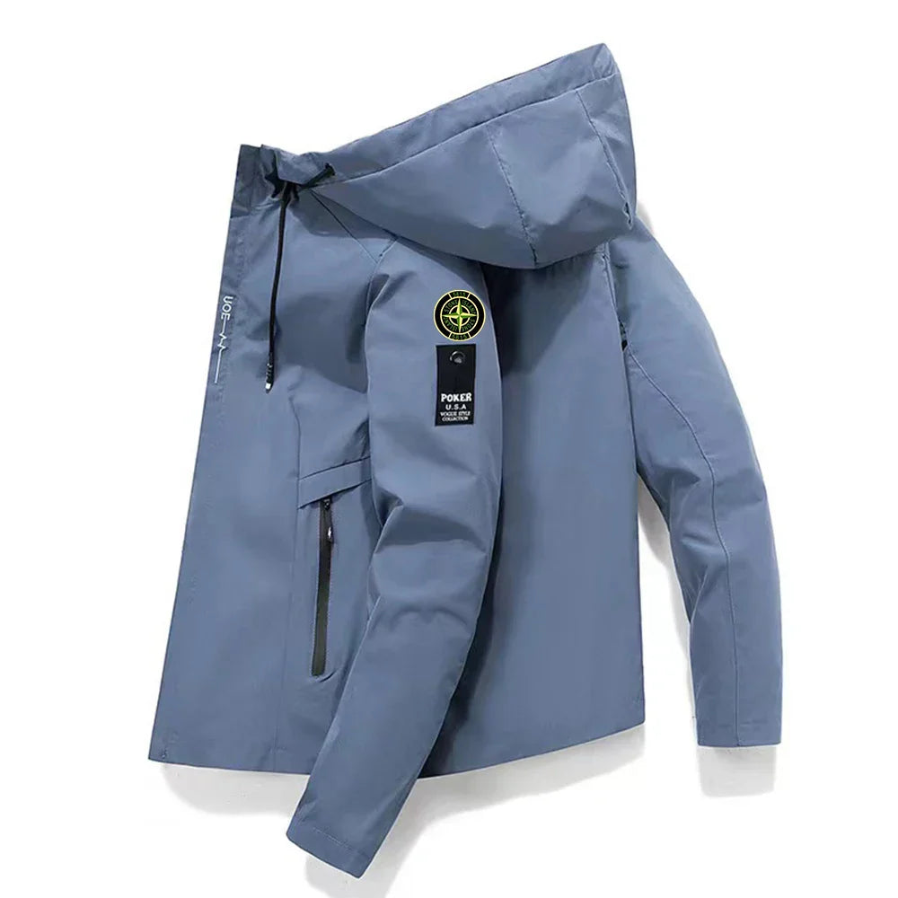 Spring and autumn men's outdoor fishing waterproof jacket,