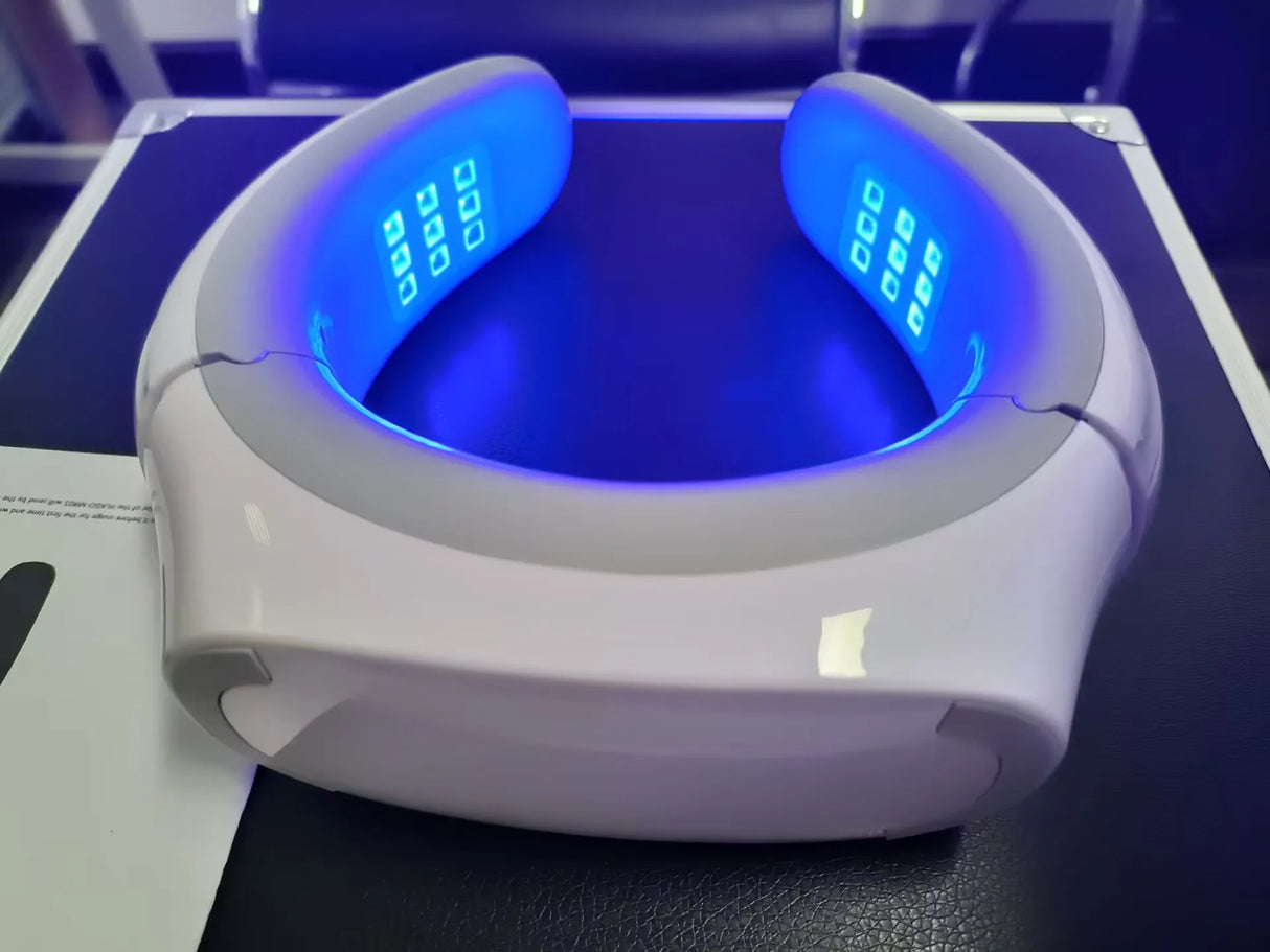Portable Red Blue Light Neck Massager Cervical Muscular