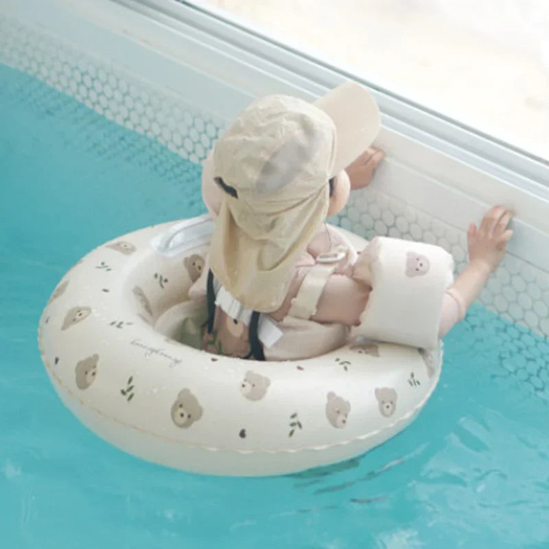 Children Swimming Seat Float Inflatable Swimming Ring Kids