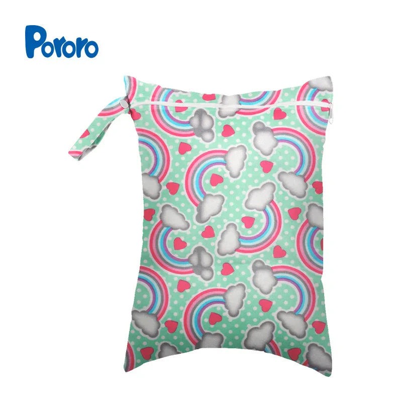 30*40cm Zippered Nappy Wetbags Waterproof Wet Dry Bag