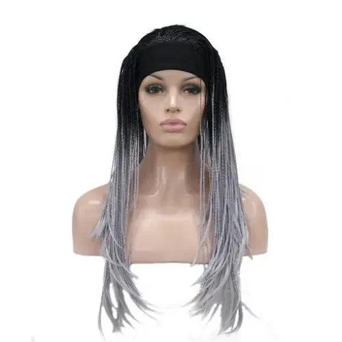 8-Color Long Straight Half Headband Wig for Women