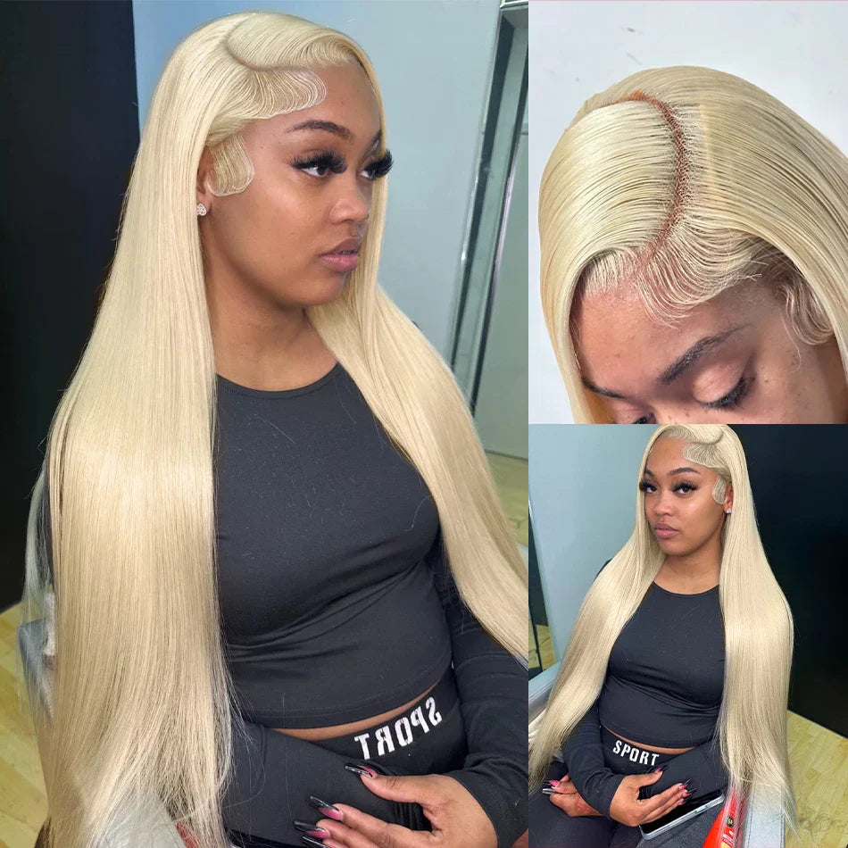 30 Inch 613 Human Hair Wigs 13x6 Straight