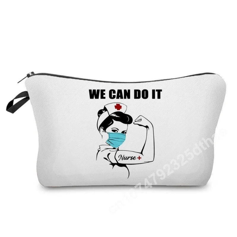 Nurse Makeup Bag Women Cosmetic Bag Toiletry Travel