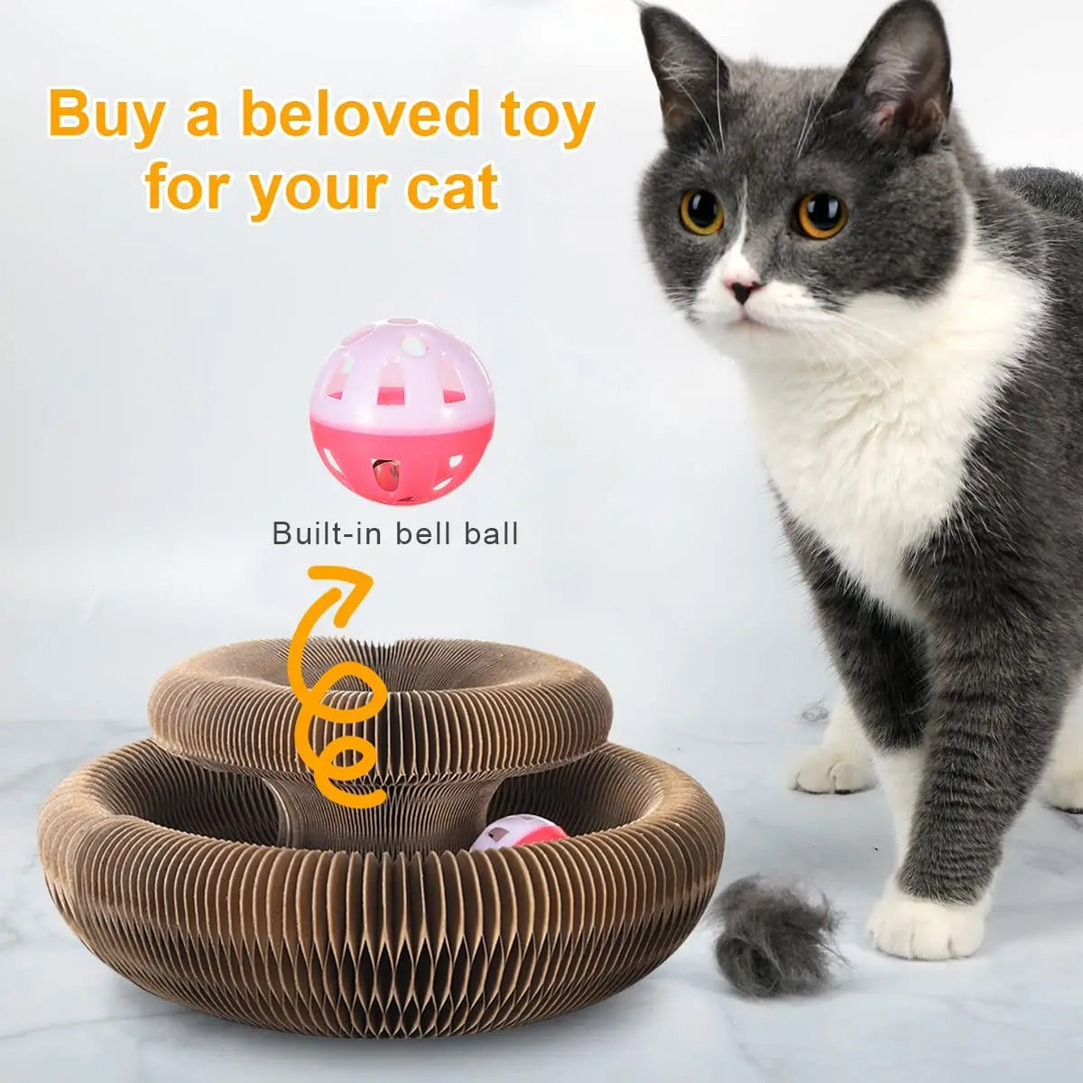 Cat Toy Magic Organ Cat Scratch Board With