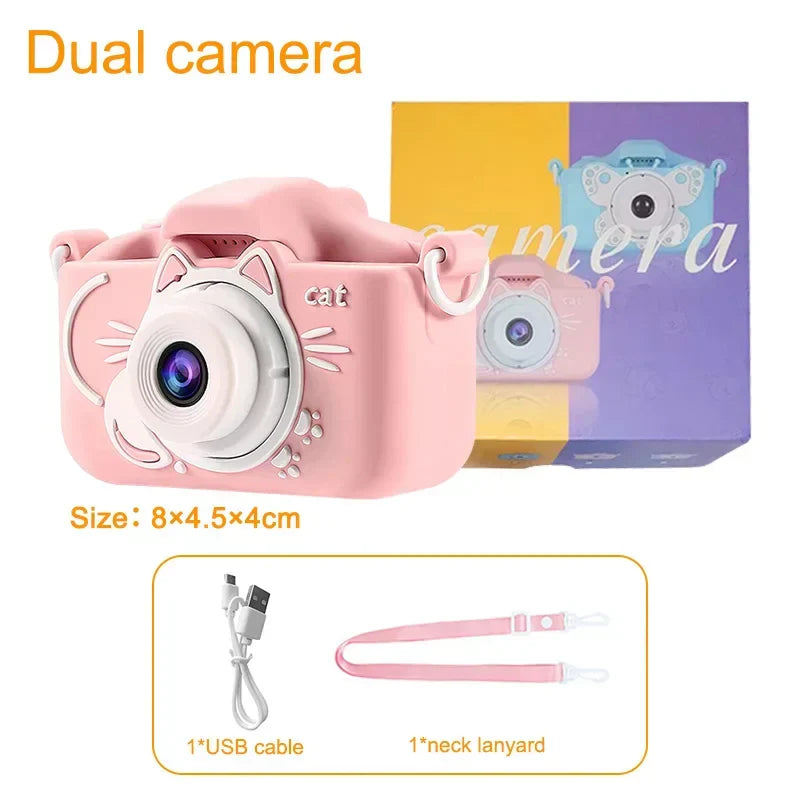 Children's Camera 2 Inch Dual Camera 1080P HD
