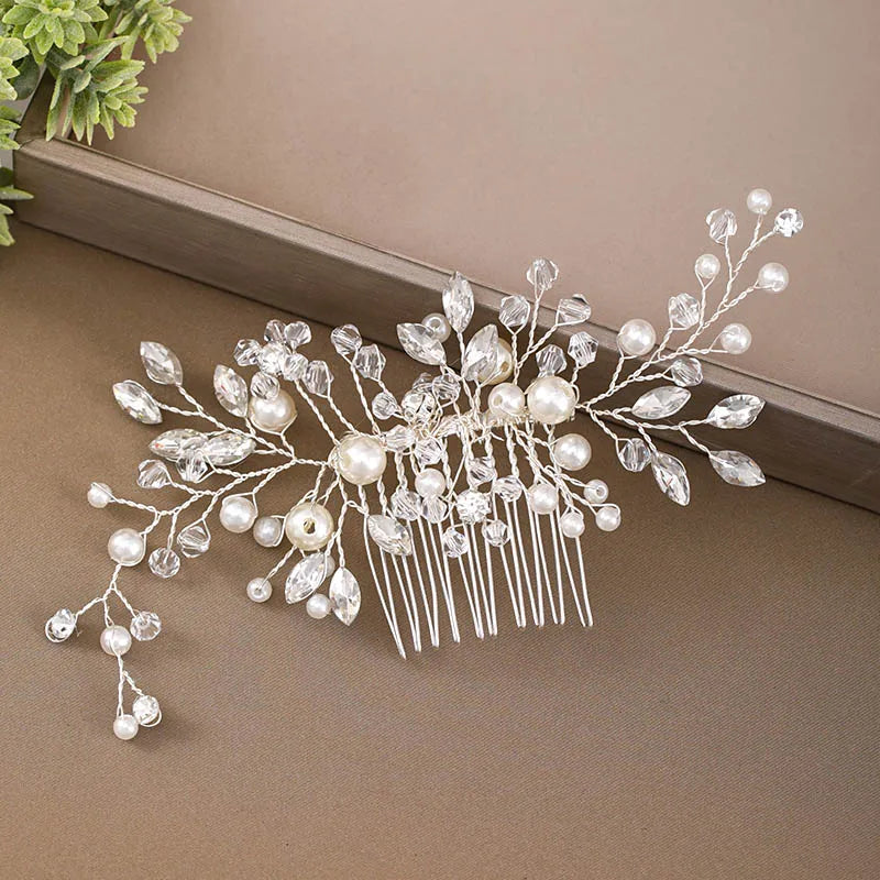 White Flower Hairpins Elegant Women Floral Style Hair