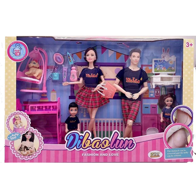 Handmade Doll Accessories Baby Dolls Pregnant Mom Lady