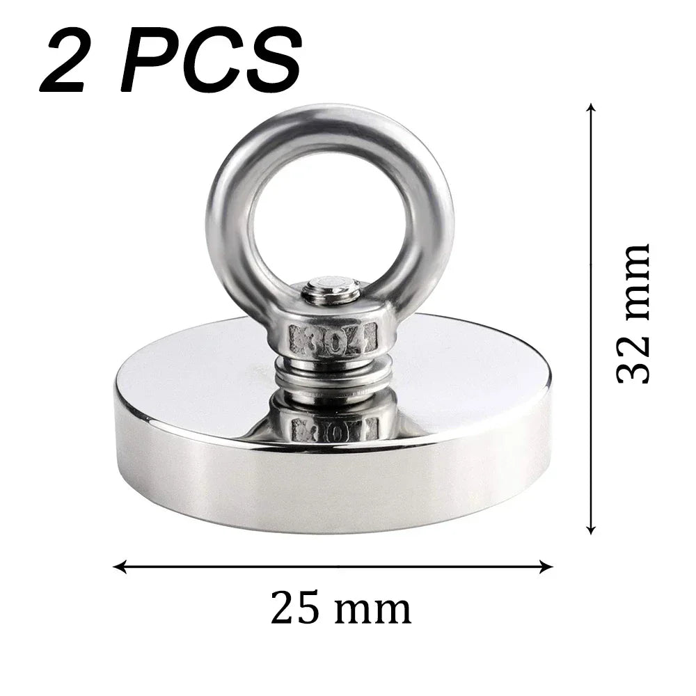 Super Strong Neodymium Fishing Magnet Hook N52 Heavy