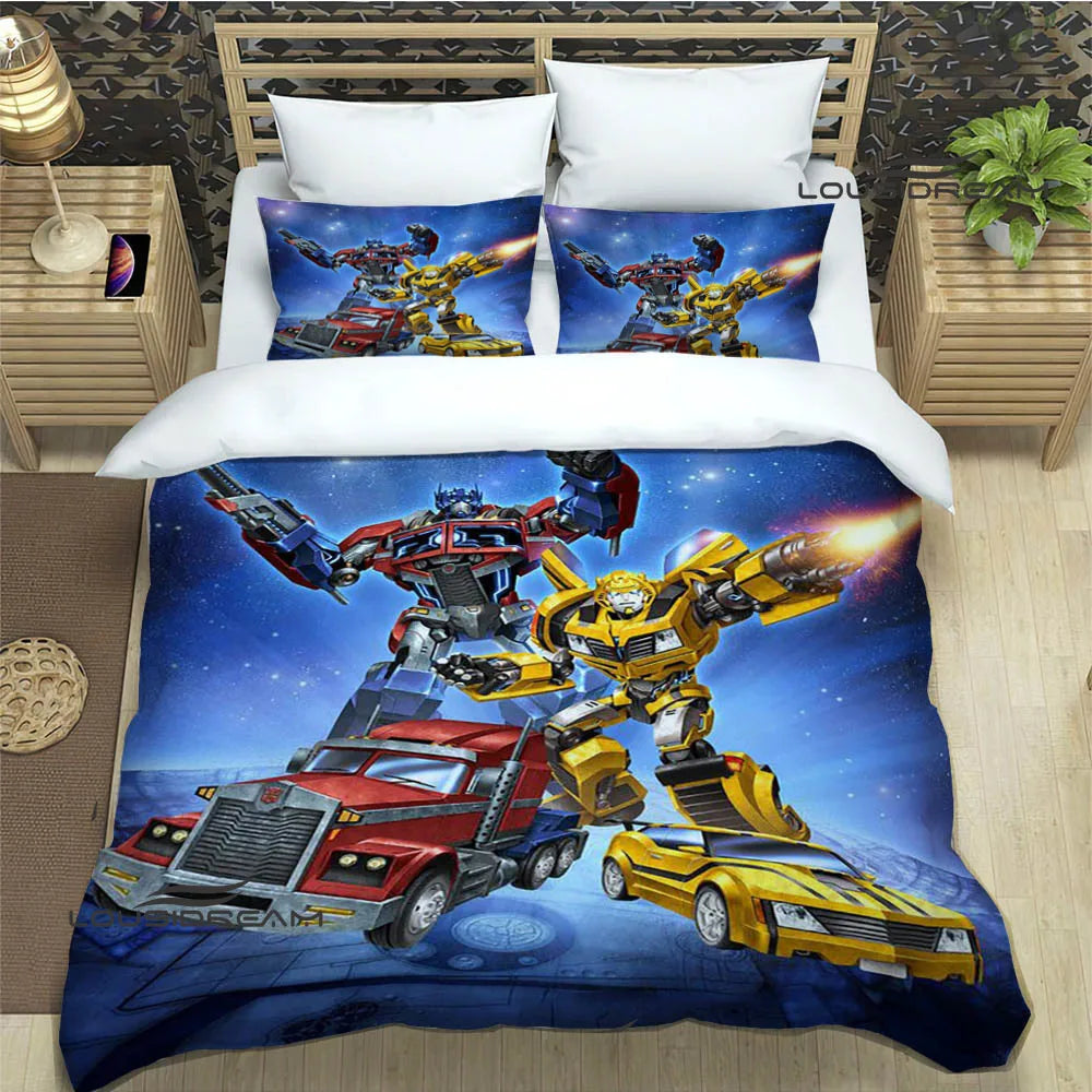 T-Transformers Cartoon Bedding Sets exquisite bed supplies set
