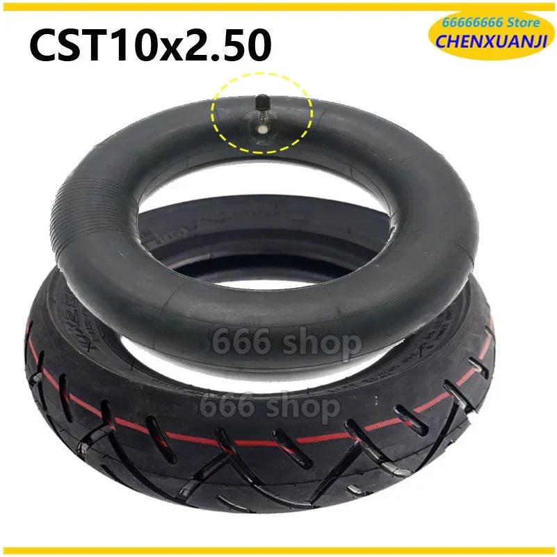 10 Inch 10x2.50 Tire CST Pneumatic Inner Tube Outer Tyre for Kugoo M4 Pro