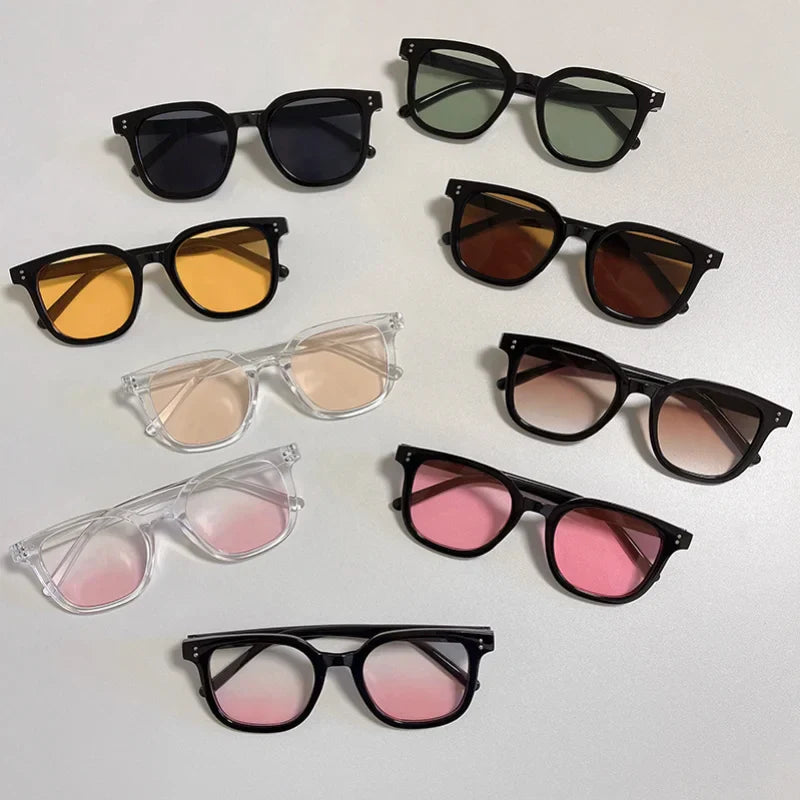 New Fashion Design Gradient Colorful Sunglasses Summer UV